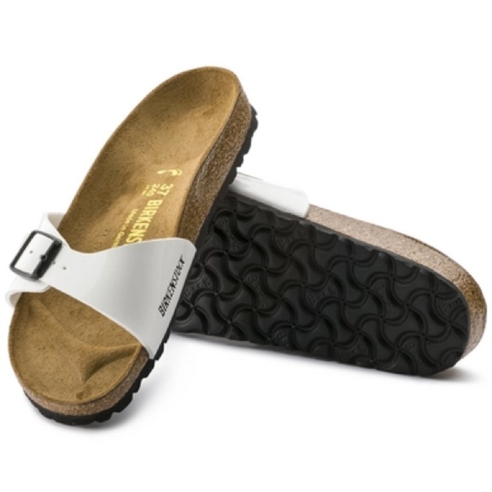 Birkenstock Madrid Birko-Flor Sandals White